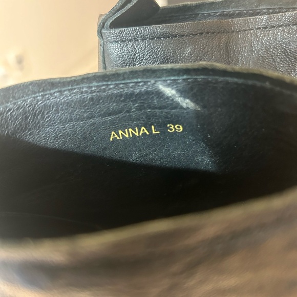 Shoe The Bear "Anna" Black Leather Ankle Boots - Picture 8 of 11